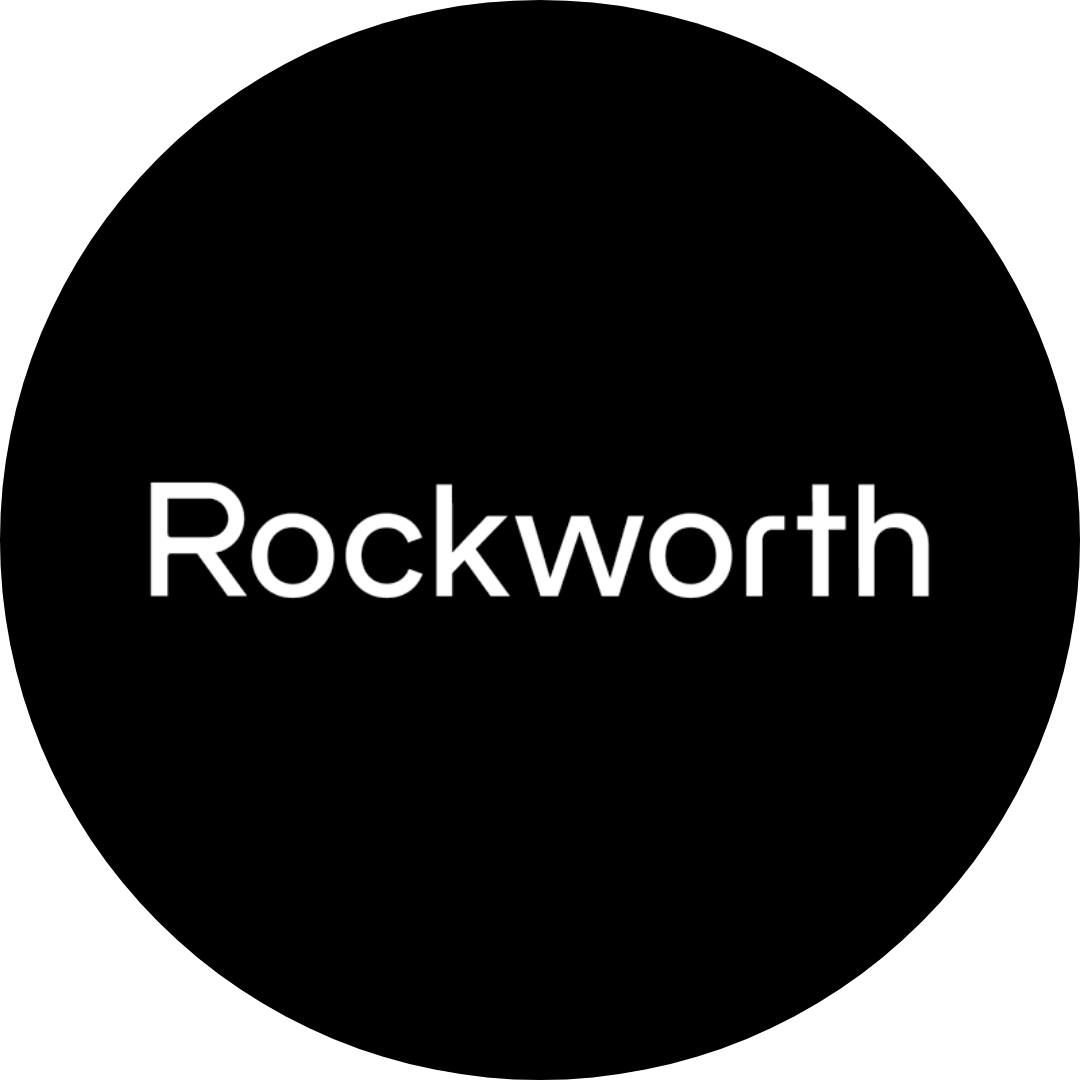 Rockworth logo, a satisfied client of Move Ahead Media, featured on their genuine reviews page.