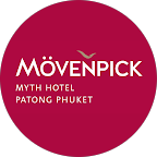 Mövenpick Myth Hotel Patong Phuket logo, representing a satisfied Move Ahead Media client.